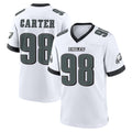 P.Eagles #98 Jalen Carter Player White Game Home BALCE Stitched Jerseys