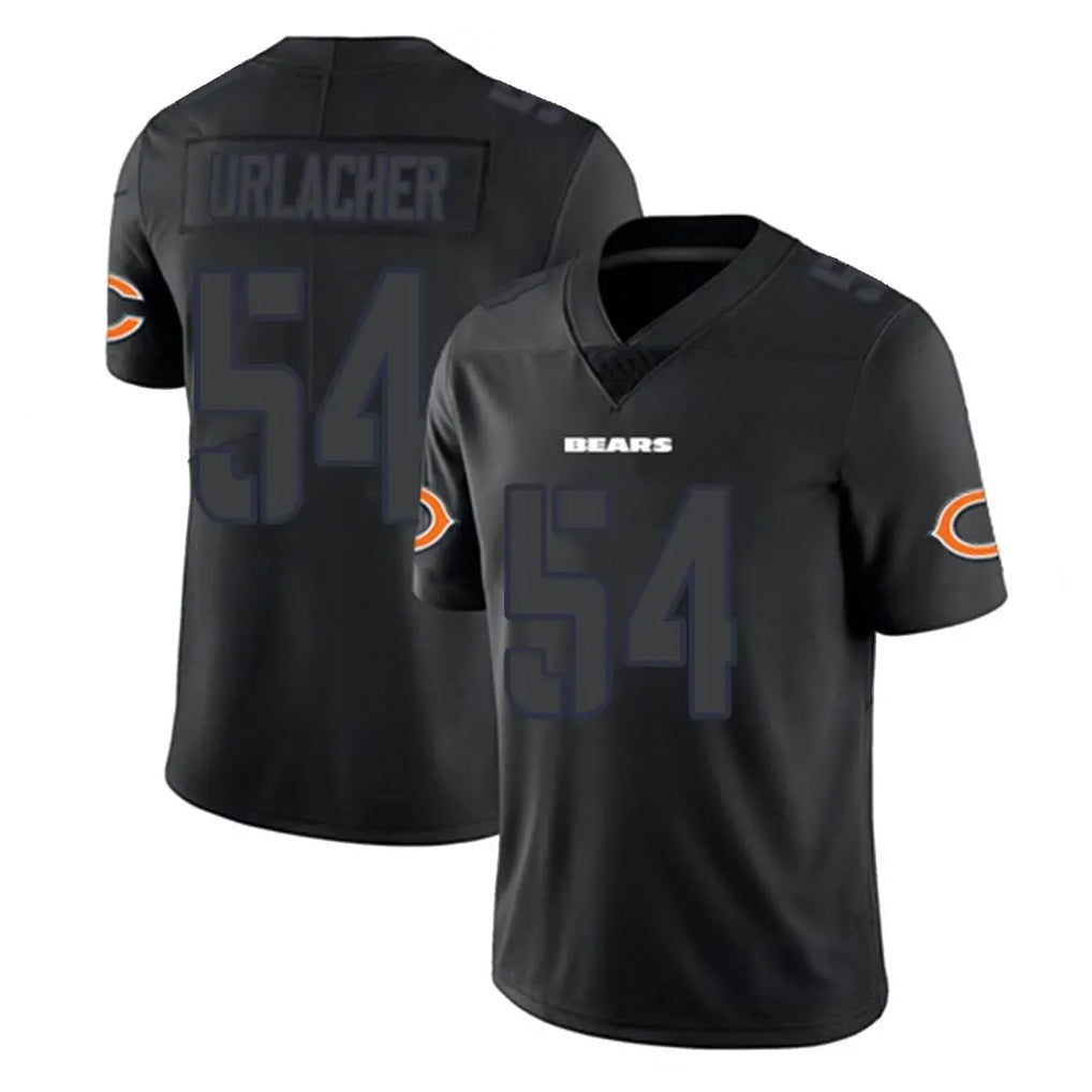 C.Bears #54 Brian Urlacher Player Black Impact Limited Game BALCE Stitched Jerseys