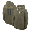 S.Seahawks #11 Jaxon Smith-Njigba Player Olive 2025 Salute To Service Limited Home Game BALCE Stitched Jerseys