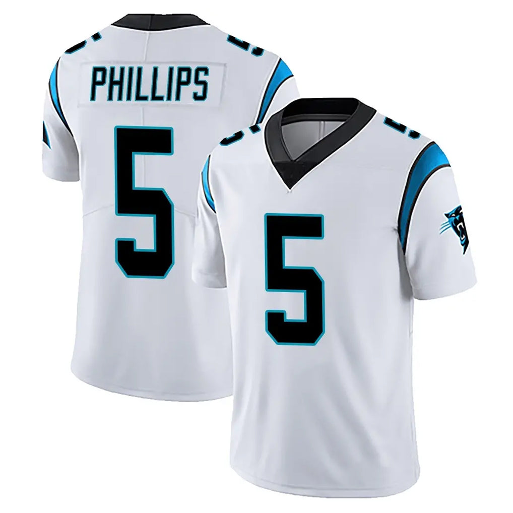 C.Panthers #5 Jaelan Phillips Player White Vapor Untouchable Limited Game BALCE Stitched Jerseys