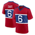 NY.Giants #6 Jaxson Dart Player Red Century Home Game BALCE Stitched Jerseys