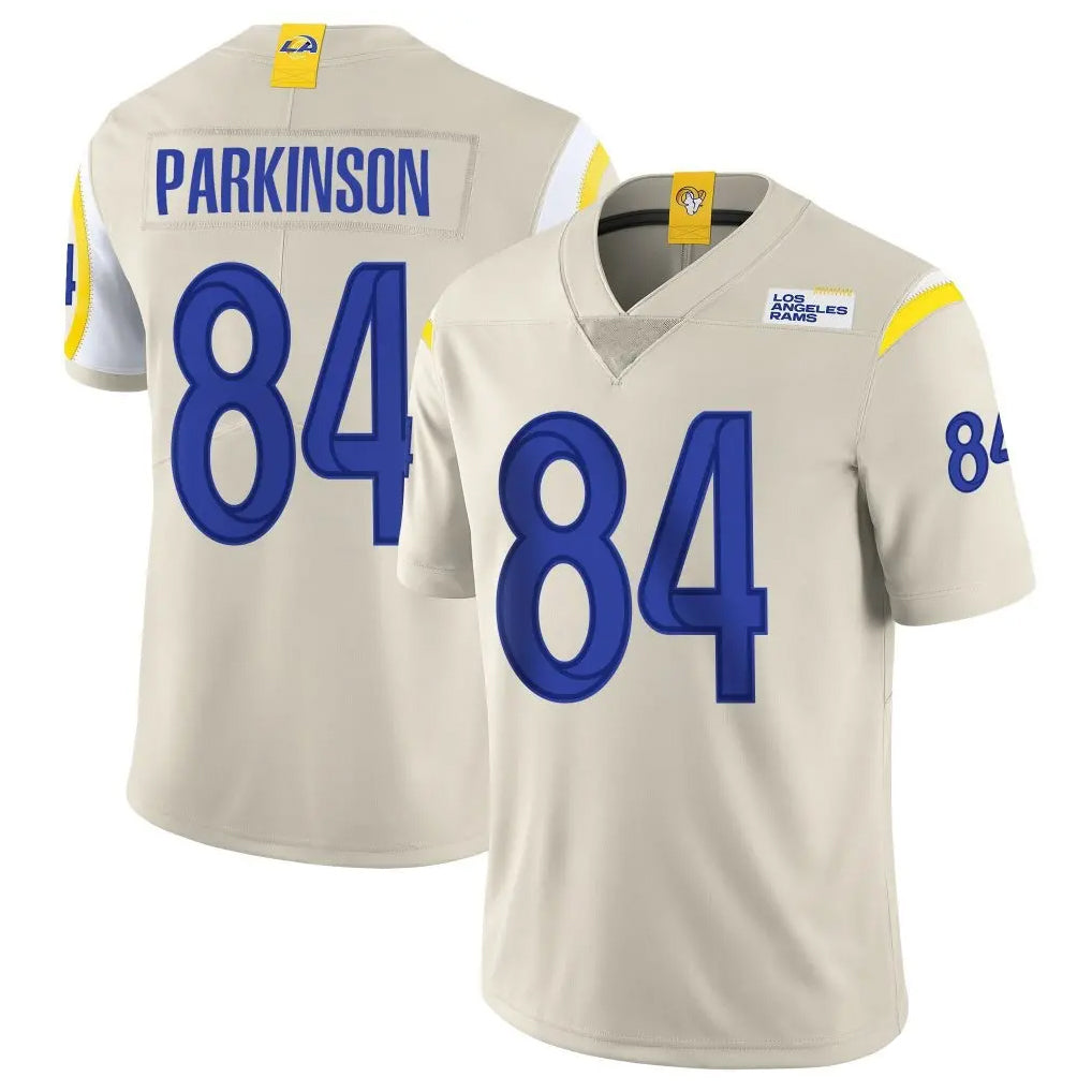 LA.Rams #84 Colby Parkinson Player Bone Limited Vapor Home Game BALCE Stitched Jerseys