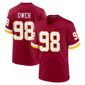 W.Commanders #98 Odafe Oweh Player Burgundy Game Home BALCE Stitched Jerseys