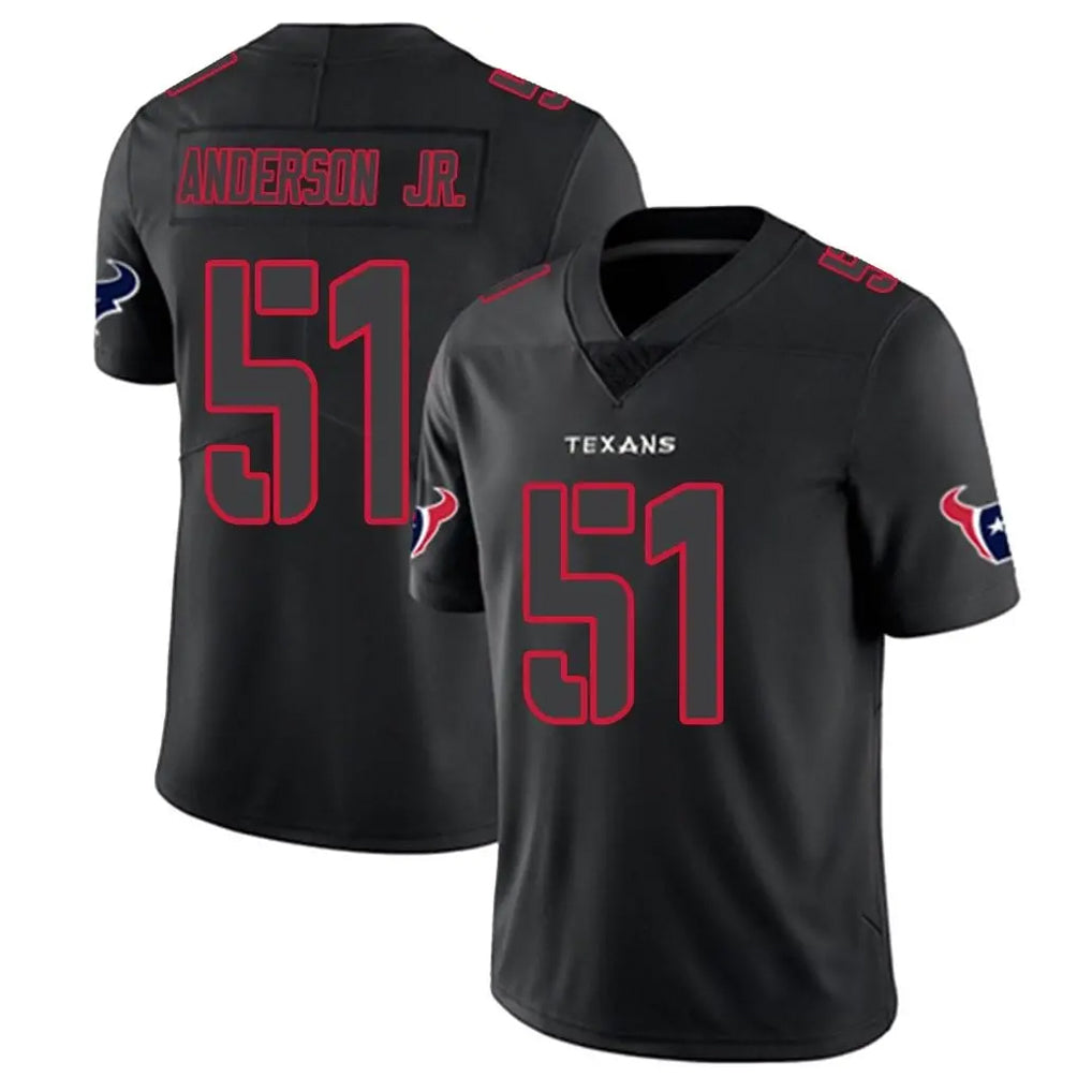 H.Texans #51 Will Anderson Jr. Player Black Impact Limited Game BALCE Stitched Jerseys
