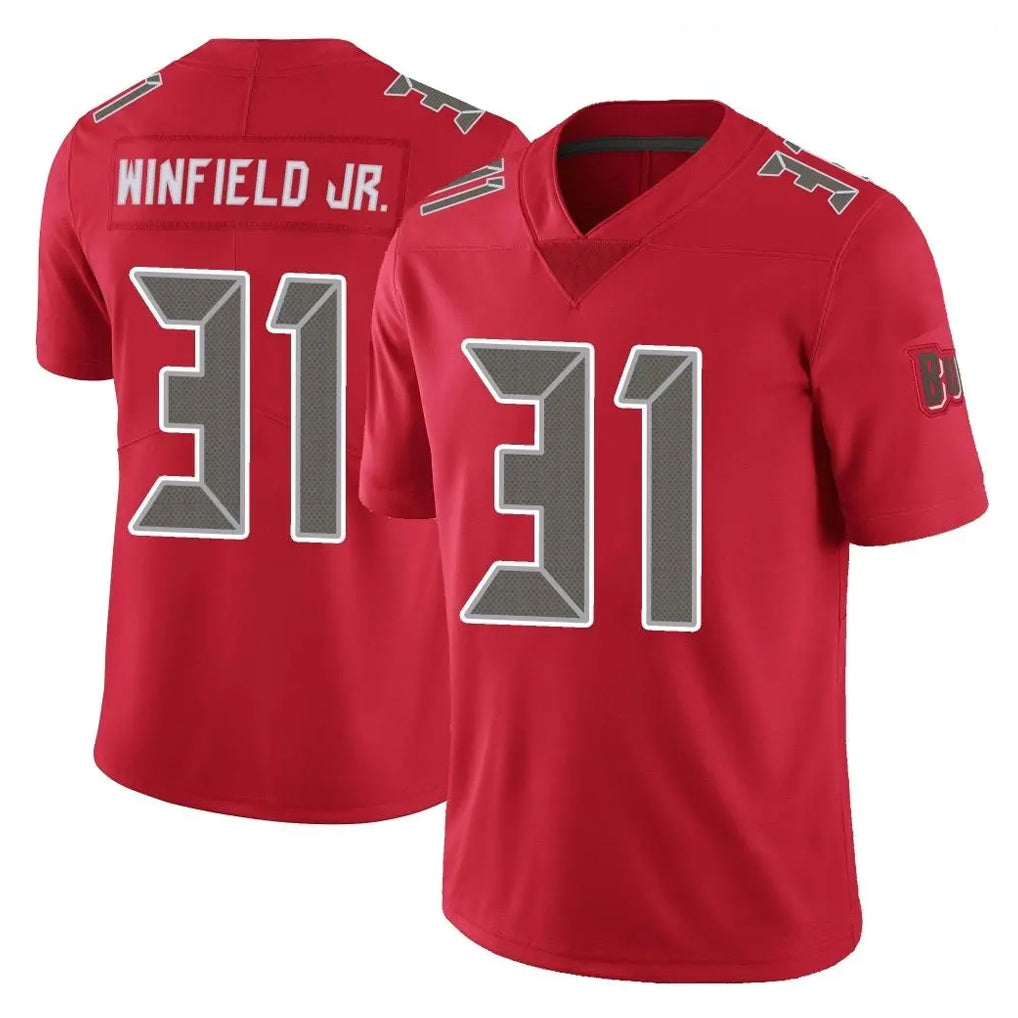 TB.Buccaneers #31 Antoine Winfield Jr. Player Red Limited Color Rush Home Game BALCE Stitched Jerseys
