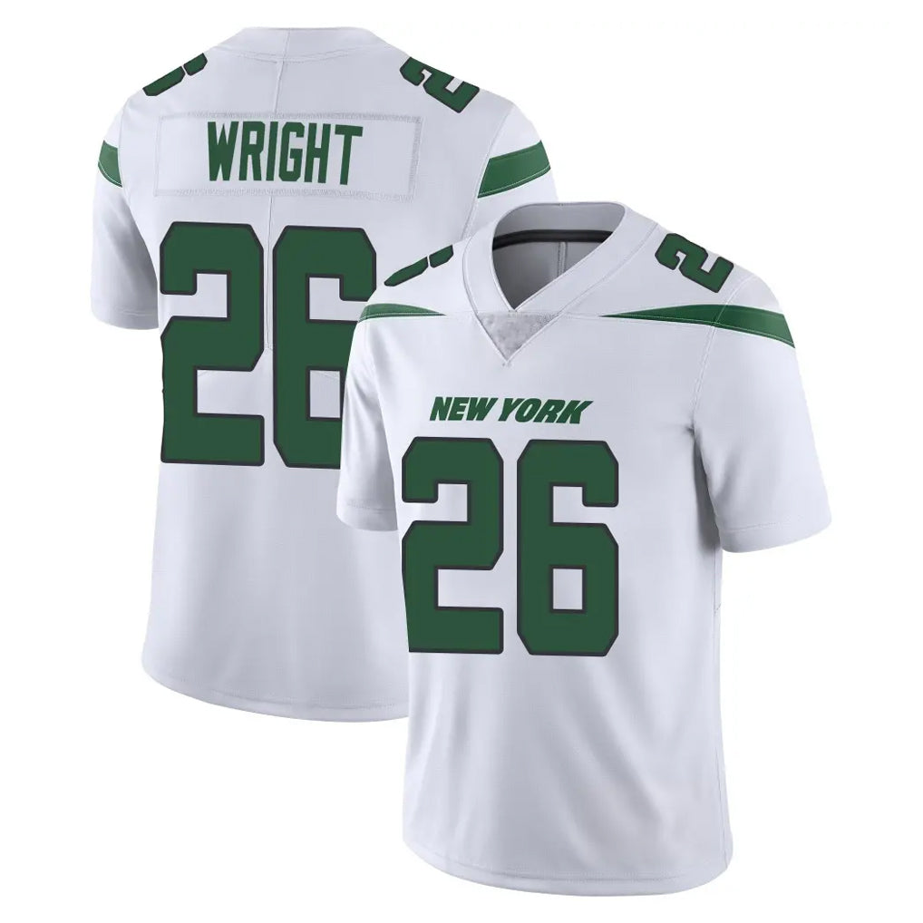 NY.Jets #26 Nahshon Wright Player White Spotlight Limited Vapor Home Game BALCE Stitched Jerseys