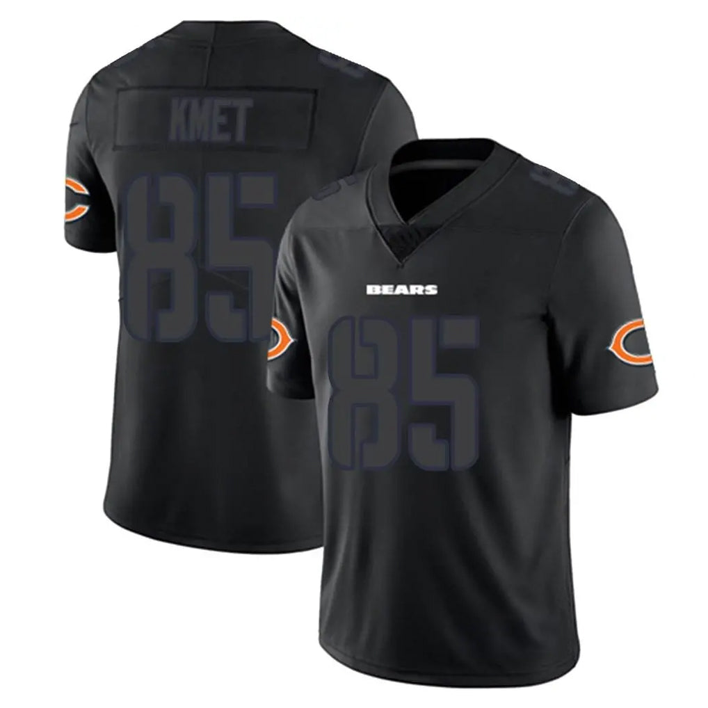 C.Bears #85 Cole Kmet Player Black Impact Limited Game BALCE Stitched Jerseys