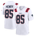NE.Patriots #85 Hunter Henry Player White Home Game BALCE Stitched Jerseys