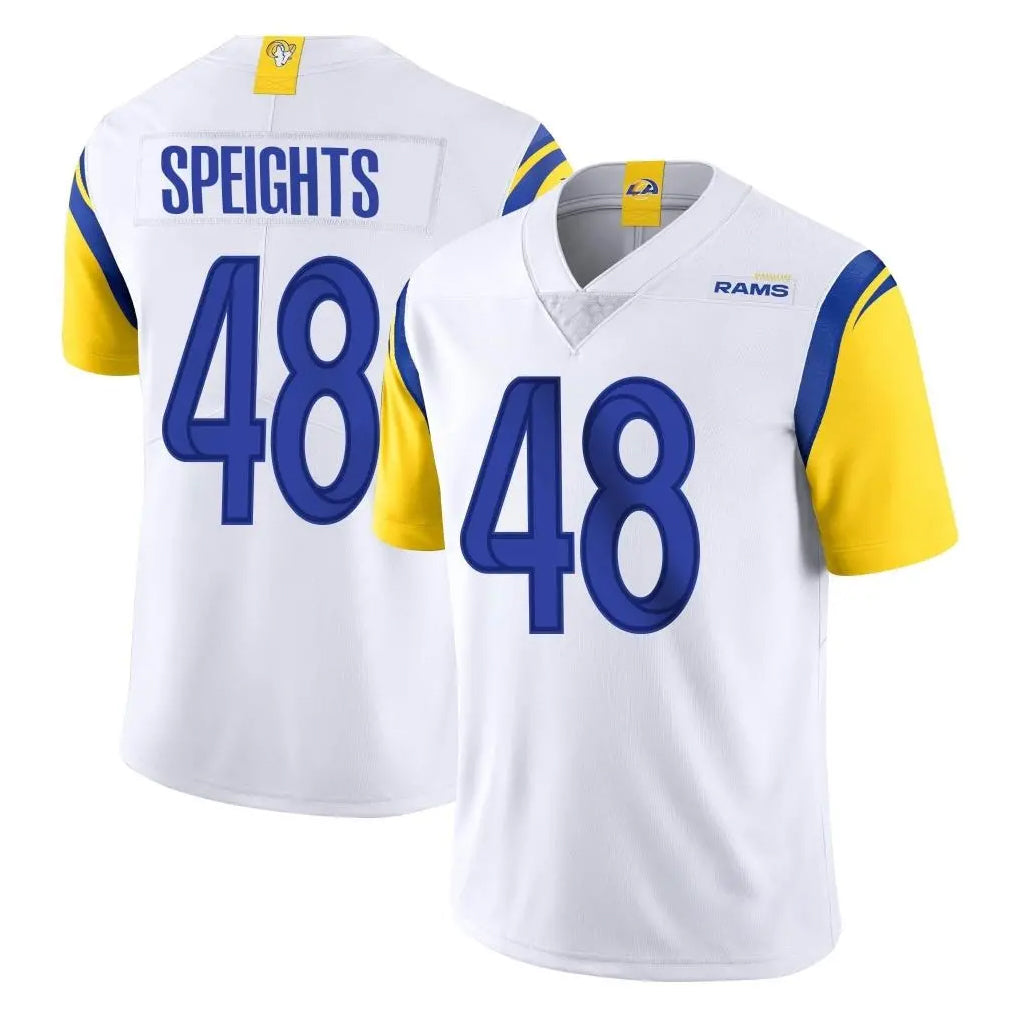 LA.Rams #48 Omar Speights Player White Limited Vapor Untouchable Home Game BALCE Stitched Jerseys