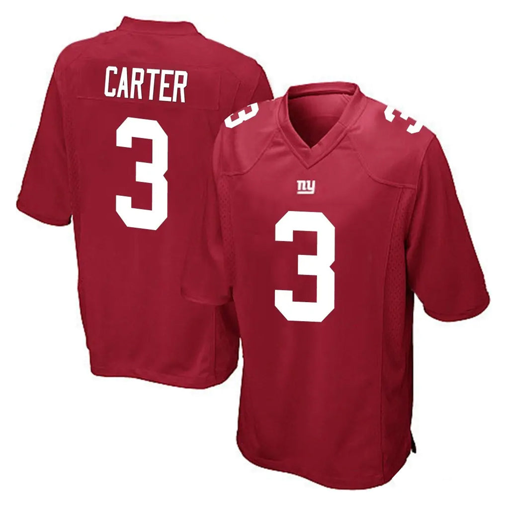 NY.Giants #3 Abdul Carter Player Red Home Game BALCE Stitched Jerseys