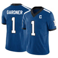 IN.Colts #1 Sauce Gardner Player Royal Limited Indiana Nights Alternate Vapor F.U.S.E. Home Game BALCE Stitched Jerseys