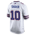 B.Bills #10 Khalil Shakir Player White Home Game BALCE Stitched Jerseys