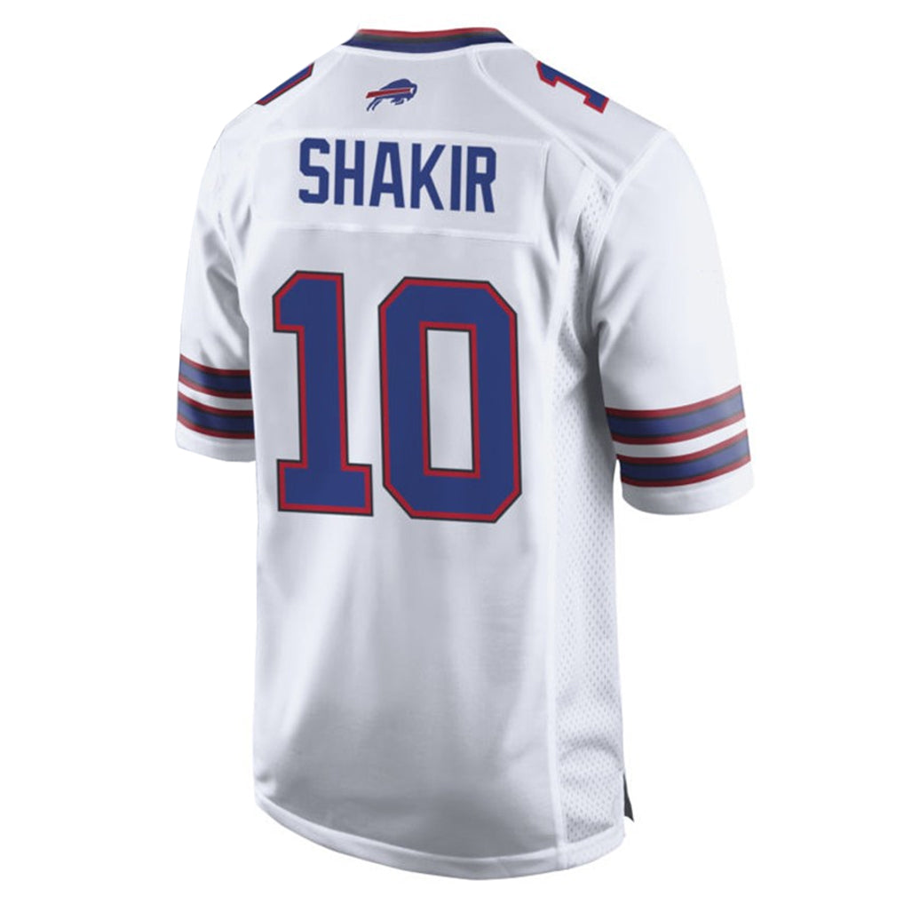 B.Bills #10 Khalil Shakir Player White Home Game BALCE Stitched Jerseys