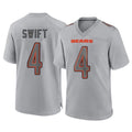 C.Bears #4 D'Andre Swift Player Gray Atmosphere Fashion Game BALCE Stitched Jerseys