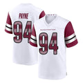 W.Commanders #94 Daron Payne Player White Game Home BALCE Stitched Jerseys