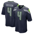 S.Seahawks #4 Michael Dickson Player Navy Home Game BALCE Stitched Jerseys