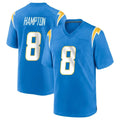 LA.Chargers #8 Omarion Hampton Player Blue Home Game BALCE Stitched Jerseys