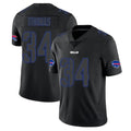 B.Bills #34 Thurman Thomas Player Black Impact Limited Home Game BALCE Stitched Jerseys