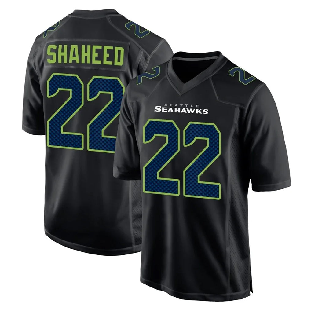 S.Seahawks #22 Rashid Shaheed Player Black Limited Fashion Home Game BALCE Stitched Jerseys