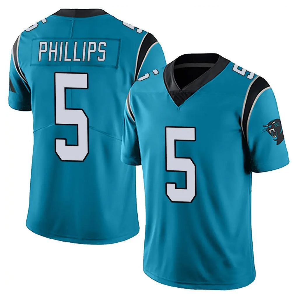 C.Panthers #5 Jaelan Phillips Player Blue Vapor Untouchable Limited Game BALCE Stitched Jerseys