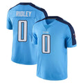 T.Titans #0 Calvin Ridley Player Light Blue Limited Color Rush Home Game BALCE Stitched Jerseys