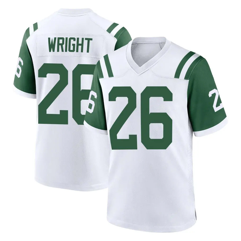NY.Jets #26 Nahshon Wright Player White Classic Home Game BALCE Stitched Jerseys