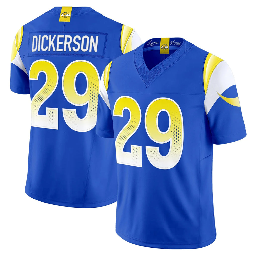 LA.Rams #29 Eric Dickerson Player Royal Rivalries Vapor Limited Home Game BALCE Stitched Jerseys