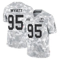 GB.Packers #95 Devonte Wyatt Player Arctic Camo Salute To Service Limited BALCE Stitched Jerseys