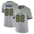 S.Seahawks #88 AJ Barner Player Grey Limited 2025 Rivalries Collection Home Game BALCE Stitched Jerseys