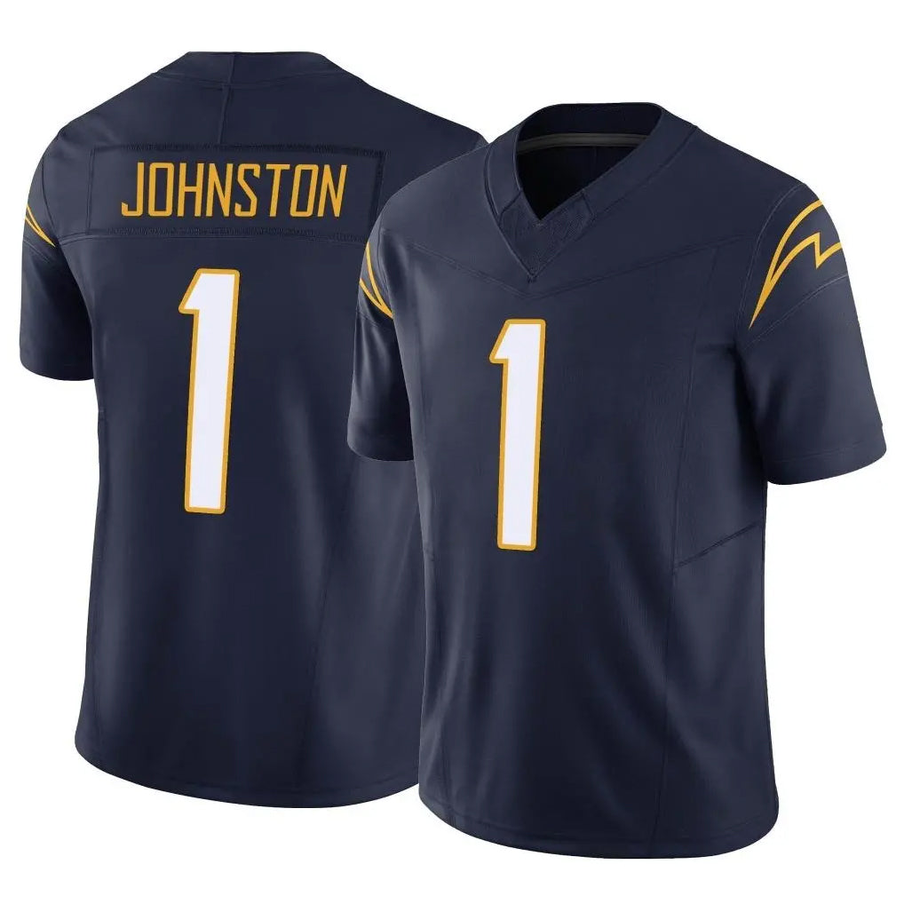 LA.Chargers #1 Quentin Johnston Player Navy Limited Vapor F.U.S.E. Home Game BALCE Stitched Jerseys