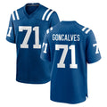IN.Colts #71 Matt Goncalves Player Royal Home Game BALCE Stitched Jerseys