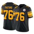 P.Steelers #76 Troy Fautanu Player Black Limited 2nd Alternate Vapor F.U.S.E. Home Game BALCE Stitched Jerseys