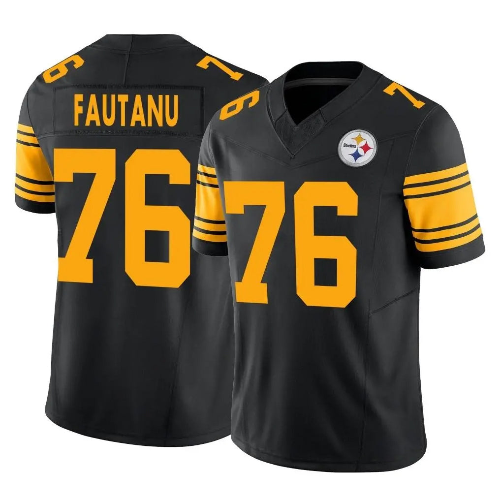 P.Steelers #76 Troy Fautanu Player Black Limited 2nd Alternate Vapor F.U.S.E. Home Game BALCE Stitched Jerseys