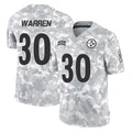 P.Steelers #30 Jaylen Warren Player Arctic Camo Limited Salute To Service Home Game BALCE Stitched Jerseys