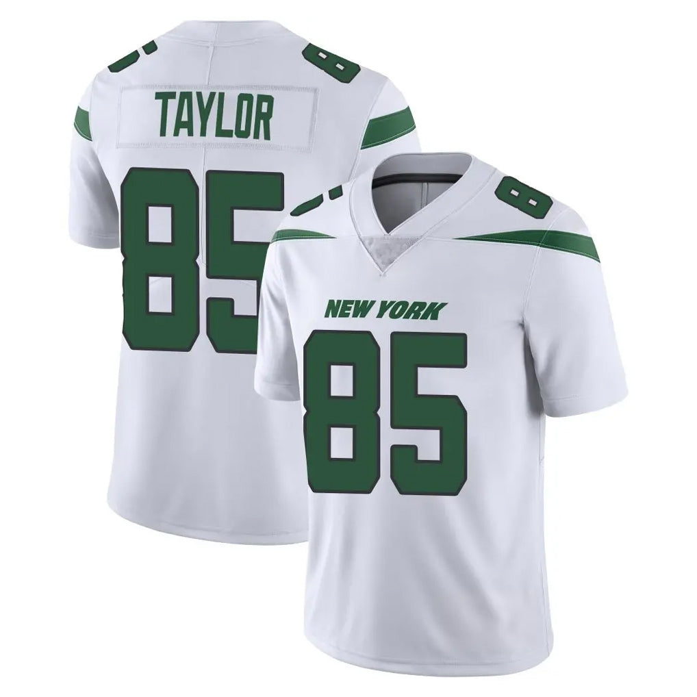 NY.Jets #85 Mason Taylor Player White Spotlight Limited Vapor Home Game BALCE Stitched Jerseys