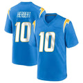 LA.Chargers #10 Justin Herbert Player Blue Home Game BALCE Stitched Jerseys