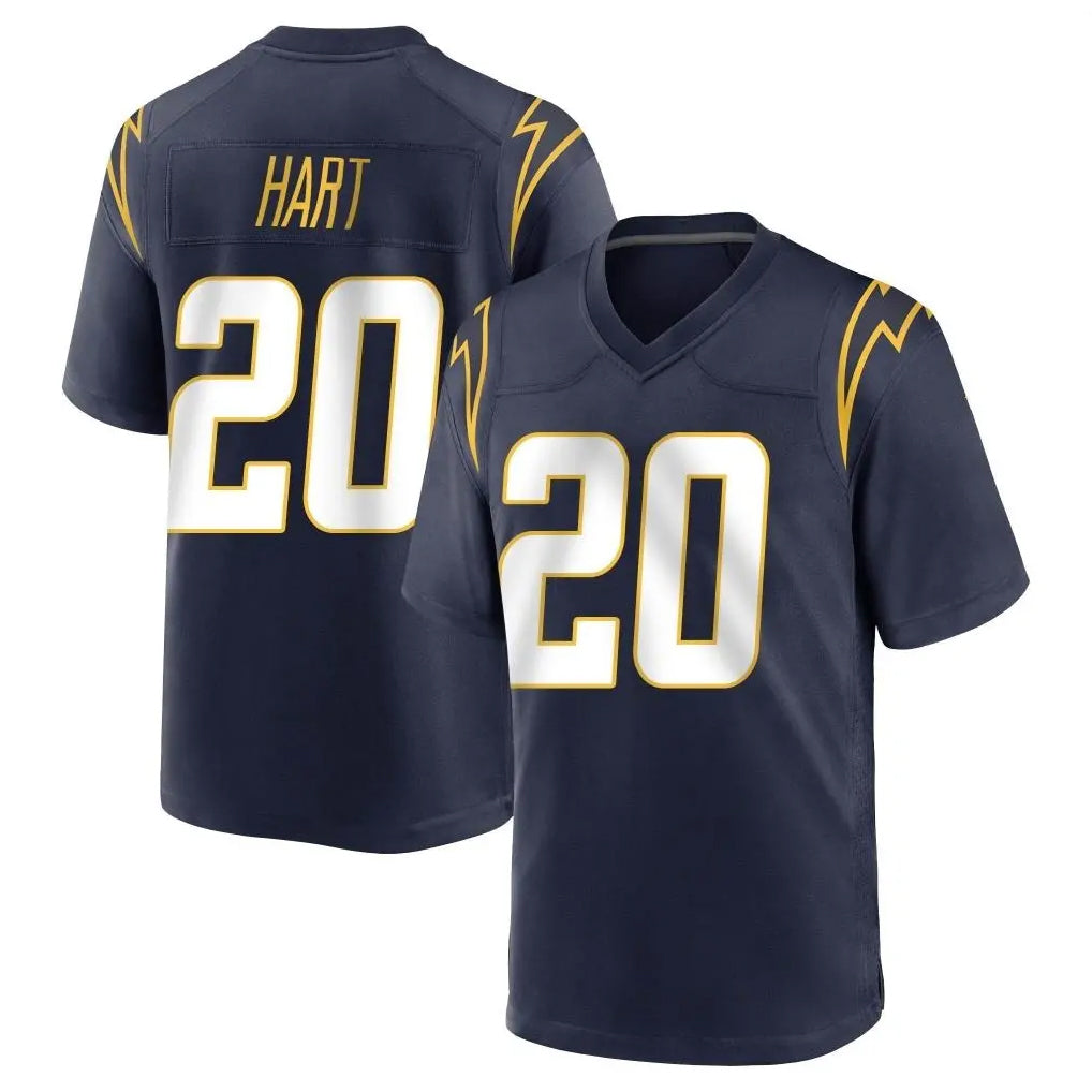 LA.Chargers #20 Cam Hart Player Navy Home Game BALCE Stitched Jerseys