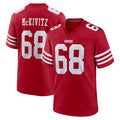 SF.49ers #68 Colton McKivitz Player Red Game Home BALCE Stitched Jerseys