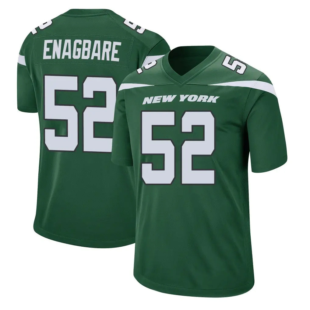 NY.Jets #52 Kingsley Enagbare Player Green Home Game BALCE Stitched Jerseys