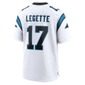 C.Panthers #17 Xavier Legette Player White Home Game BALCE Stitched Jerseys