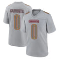 W.Commanders #0 Mike Sainristil Player Gray Atmosphere Fashion Home Game BALCE Stitched Jerseys