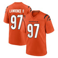 C.Bengals #97 Dexter Lawrence II Player Orange Home Game BALCE Stitched Jerseys