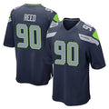 S.Seahawks #90 Jarran Reed Player Navy Home Game BALCE Stitched Jerseys
