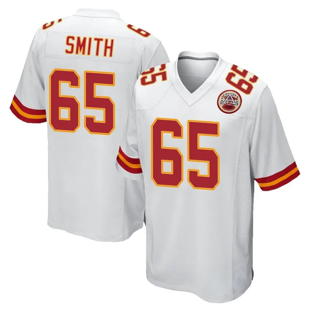 KC.Chiefs #65 Trey Smith Player White Home Game BALCE Stitched Jerseys