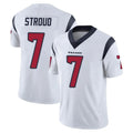 H.Texans #7 CJ Stroud Player White Limited Vapor Untouchable Home Game BALCE Stitched Jerseys