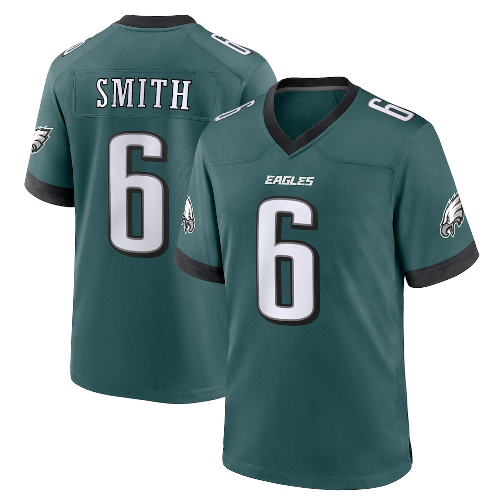P.Eagles #6 DeVonta Smith Player Green Home Game BALCE Stitched Jerseys
