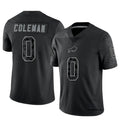 B.Bills #0 Keon Coleman Player Black RFLCTV Limited BALCE Stitched Jerseys