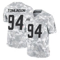 LA.Chargers #94 Dalvin Tomlinson Player Arctic Camo Salute To Service Limited Game BALCE Stitched Jerseys