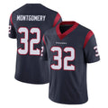 H.Texans #32 David Montgomery Player Navy Limited Vapor Untouchable Home Game BALCE Stitched Jerseys