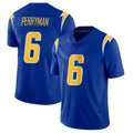 LA.Chargers #6 Denzel Perryman Player Royal Limited Vapor Home Game BALCE Stitched Jerseys